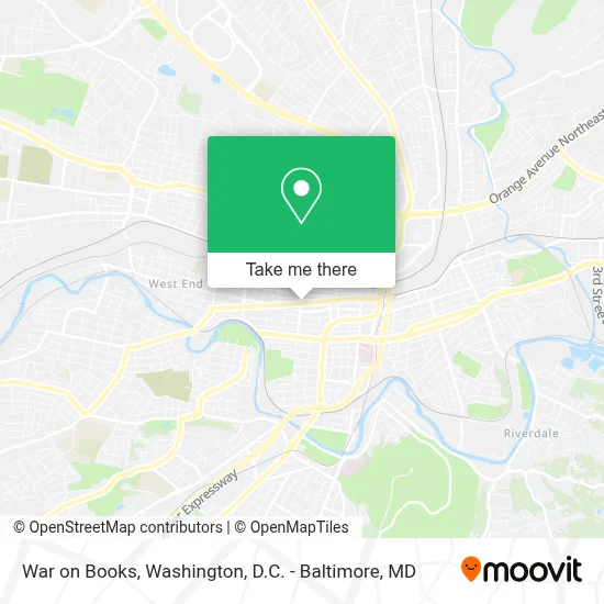 War on Books map