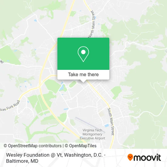 Wesley Foundation @ Vt map