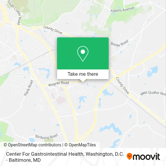 Center For Gastrointestinal Health map