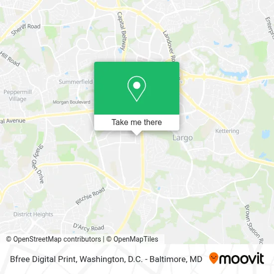 Bfree Digital Print map
