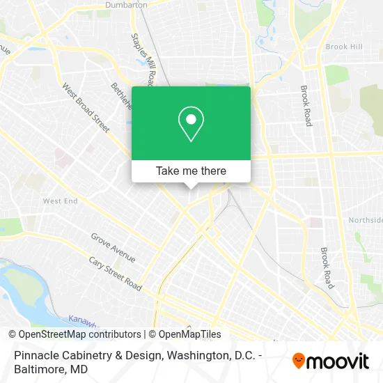 Pinnacle Cabinetry & Design map