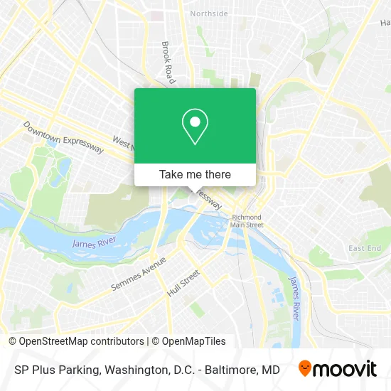 SP Plus Parking map