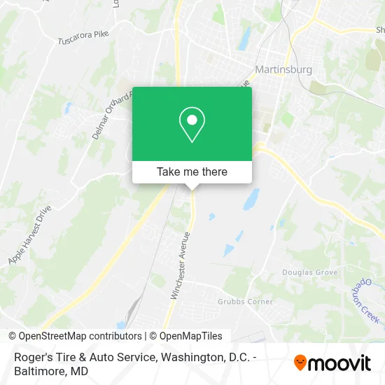 Roger's Tire & Auto Service map