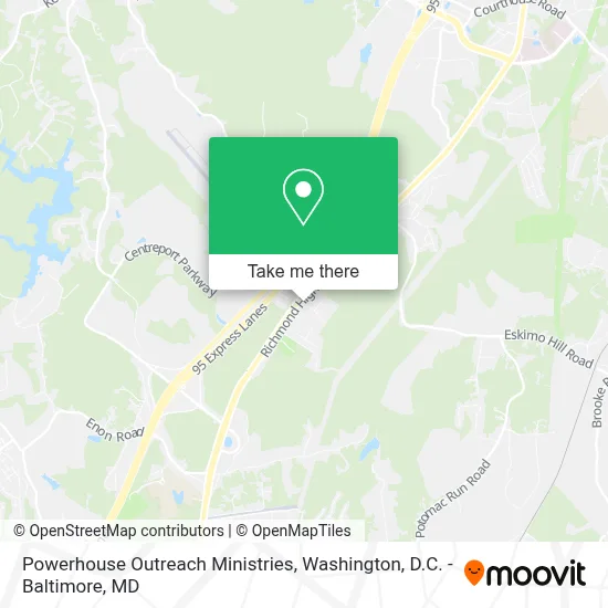 Powerhouse Outreach Ministries map