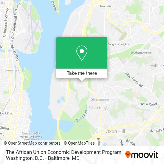 The African Union Economic Development Program map