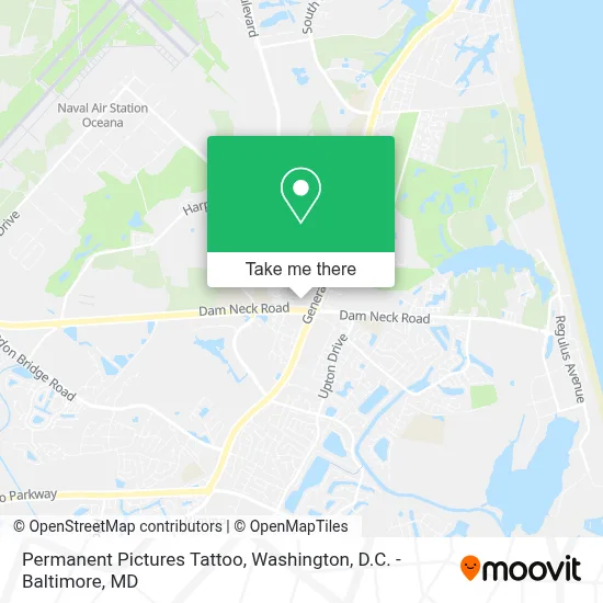 Permanent Pictures Tattoo map