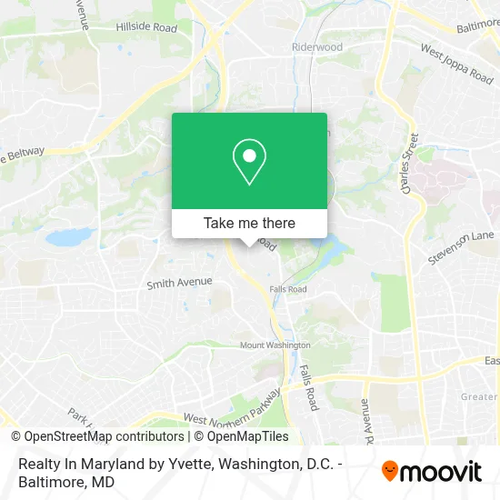 Realty In Maryland by Yvette map