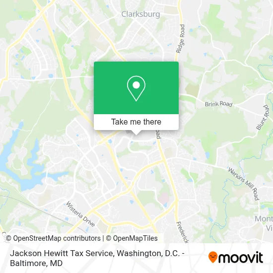 Jackson Hewitt Tax Service map