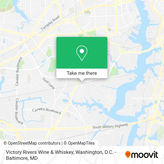 Victory Rivers Wine & Whiskey map