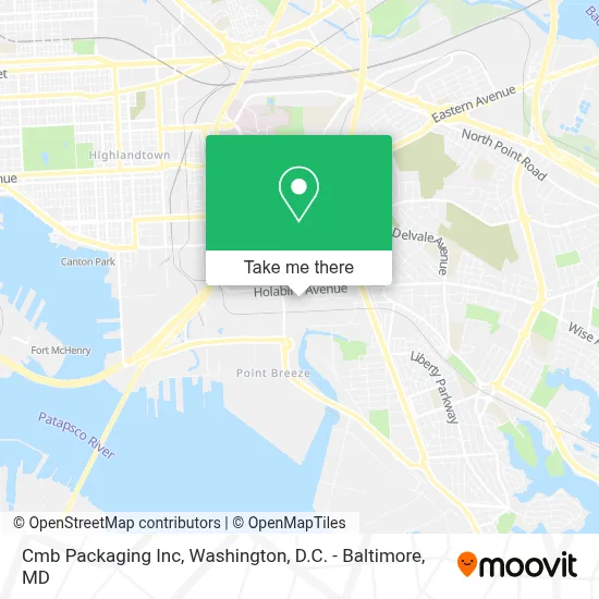 Cmb Packaging Inc map