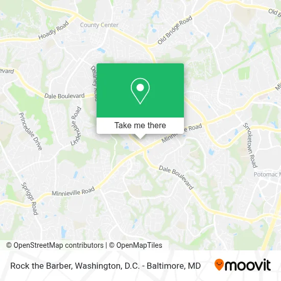 Rock the Barber map