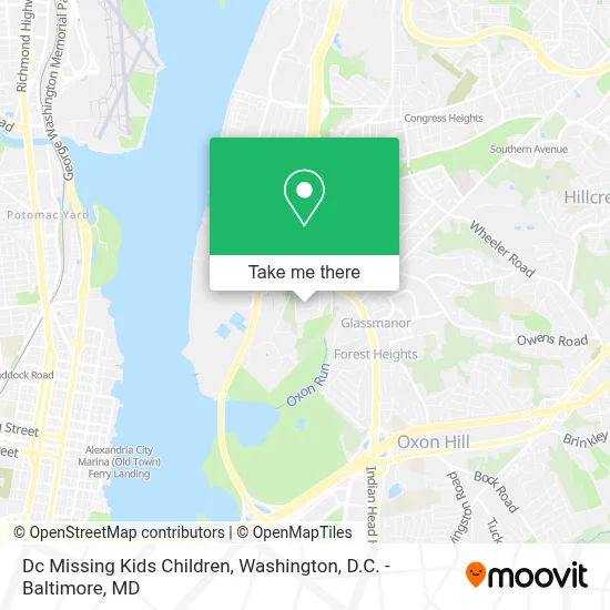 Dc Missing Kids Children map