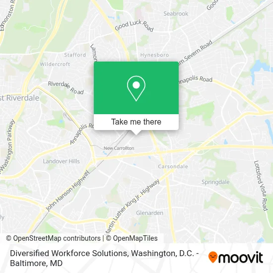 Diversified Workforce Solutions map