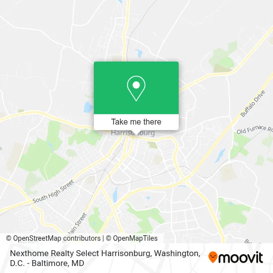 Nexthome Realty Select Harrisonburg map
