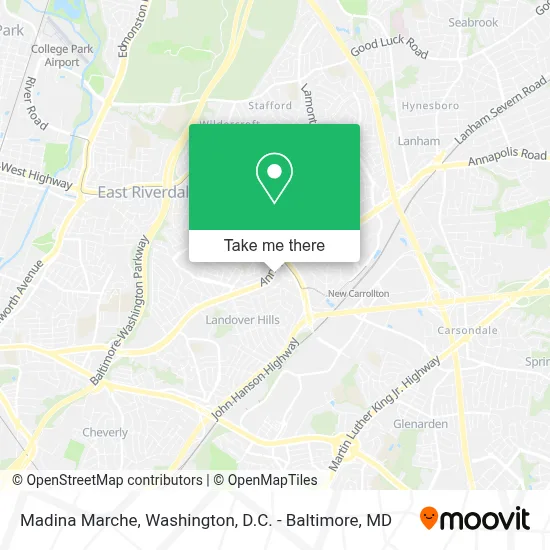 Madina Marche map