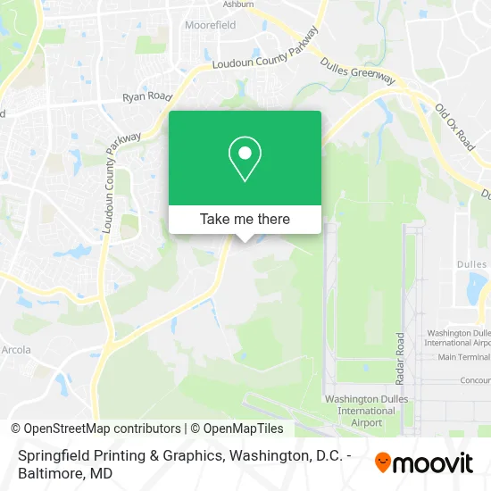 Springfield Printing & Graphics map