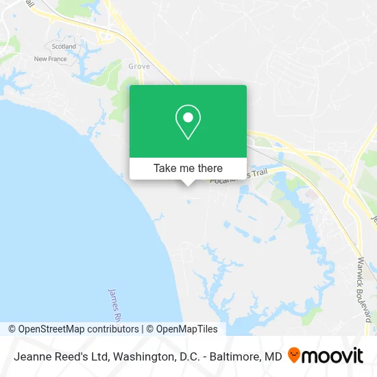 Jeanne Reed's Ltd map
