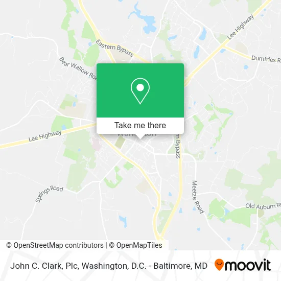 John C. Clark, Plc map