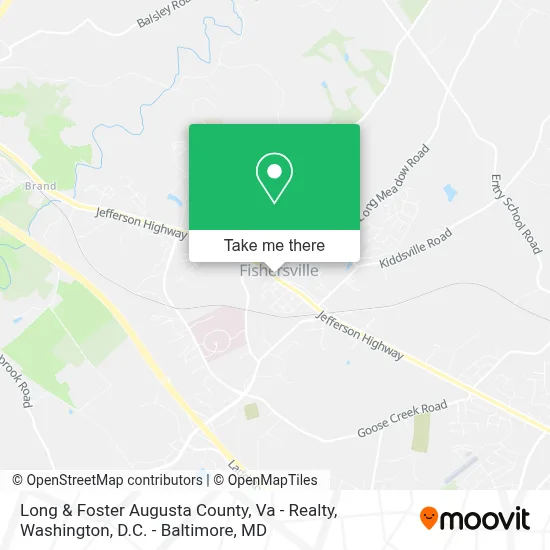 Long & Foster Augusta County, Va - Realty map