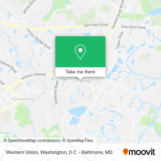 Western Union map