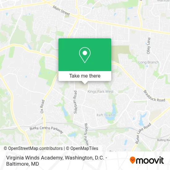 Virginia Winds Academy map