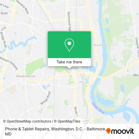 Phone & Tablet Repairs map