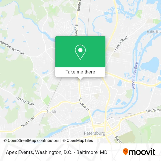 Apex Events map