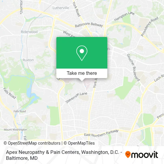 Apex Neuropathy & Pain Centers map