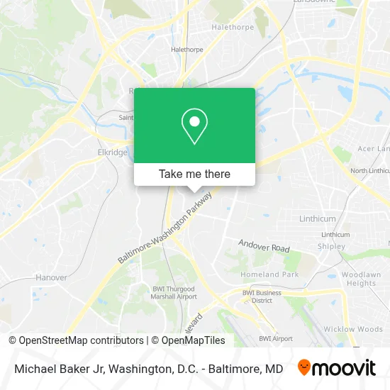 Michael Baker Jr map
