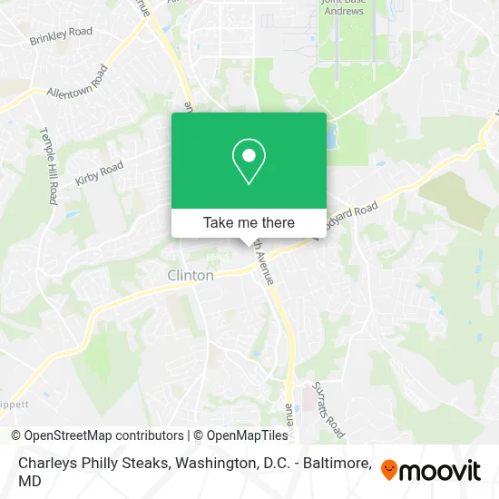 Charleys Philly Steaks map