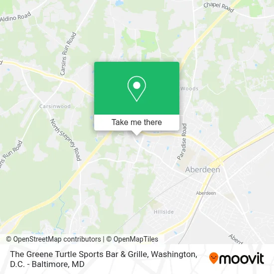 The Greene Turtle Sports Bar & Grille map