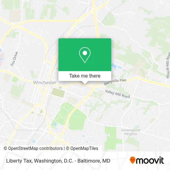 Liberty Tax map