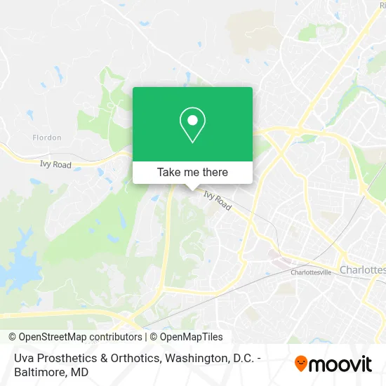 Uva Prosthetics & Orthotics map