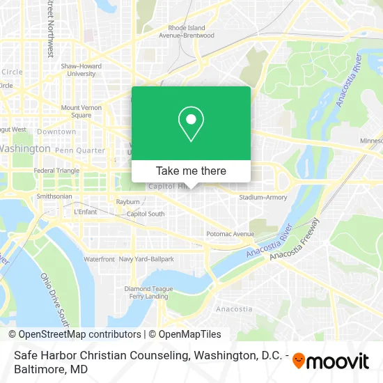 Safe Harbor Christian Counseling map