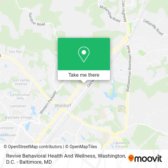 Revive Behavioral Health And Wellness map
