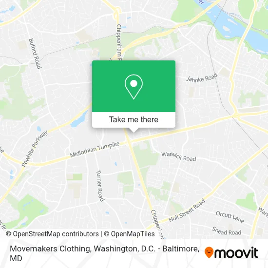 Movemakers Clothing map