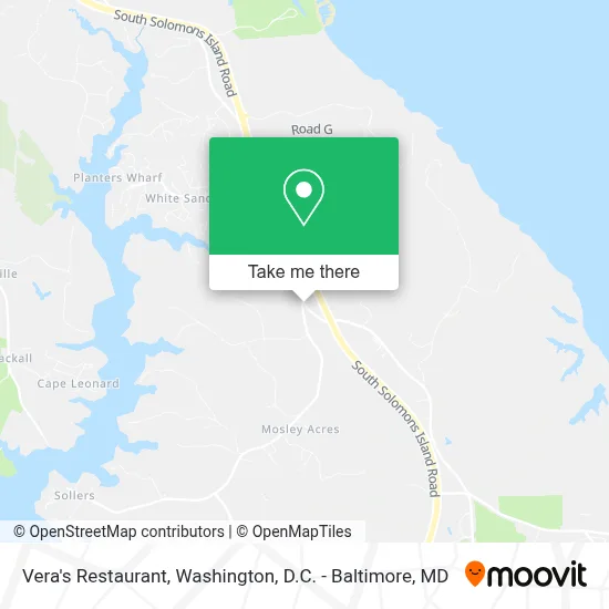 Vera's Restaurant map