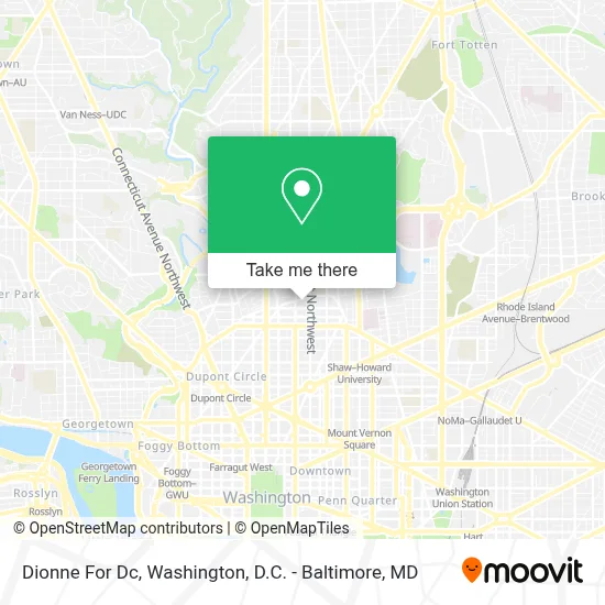 Dionne For Dc map