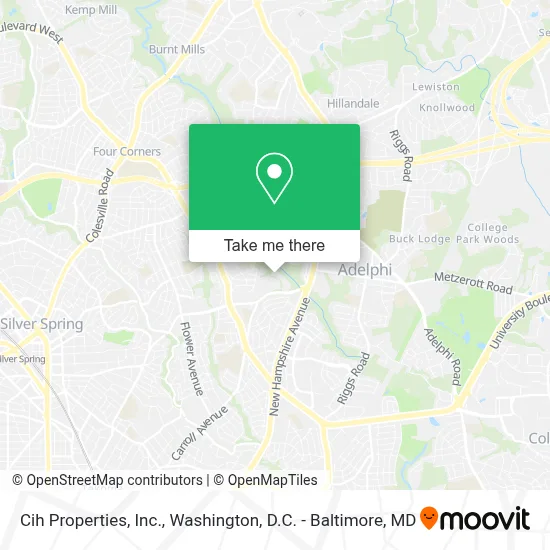 Cih Properties, Inc. map