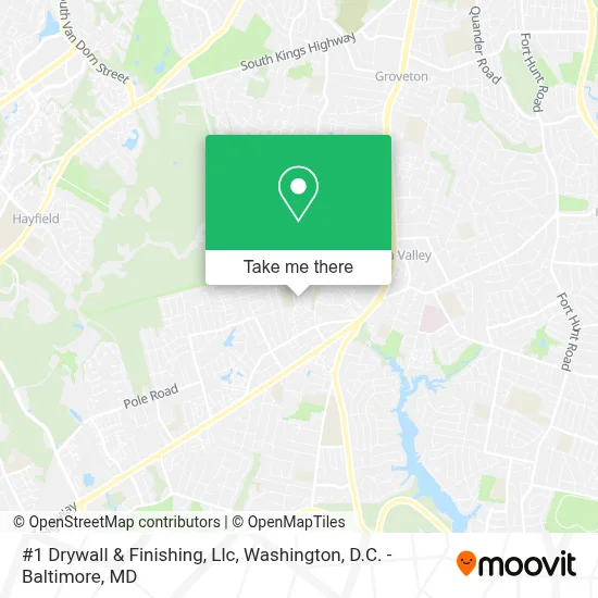 #1 Drywall & Finishing, Llc map