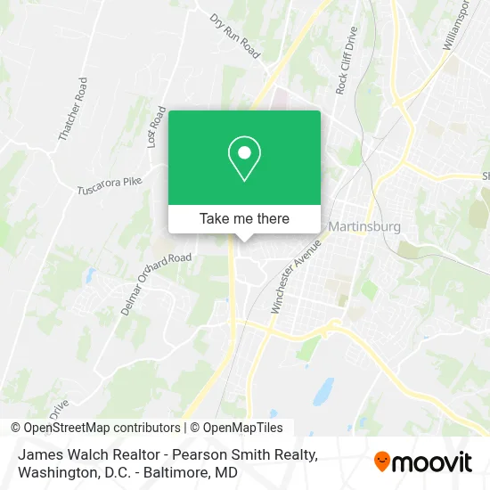 James Walch Realtor - Pearson Smith Realty map