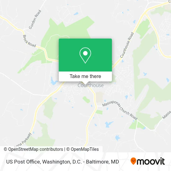 Us Post Office map