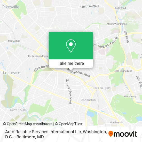 Auto Reliable Services International Llc map