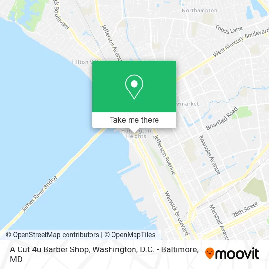 A Cut 4u Barber Shop map