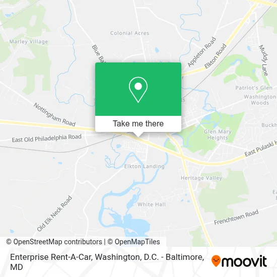 Enterprise Rent-A-Car map
