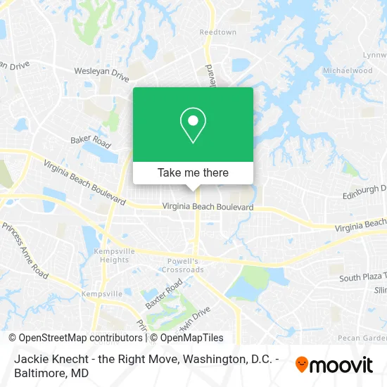 Jackie Knecht - the Right Move map