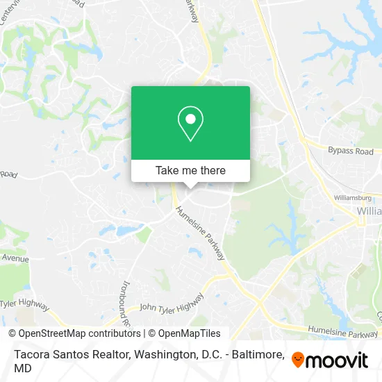 Tacora Santos Realtor map