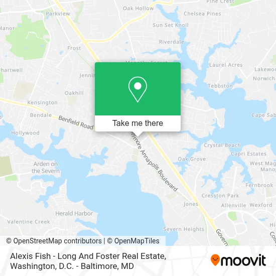 Alexis Fish - Long And Foster Real Estate map