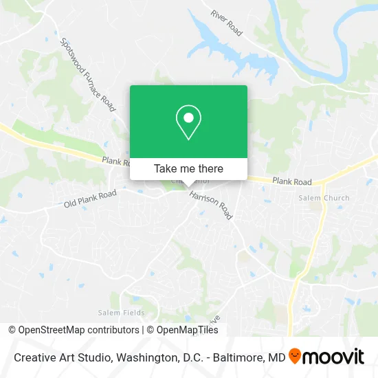 Creative Art Studio map