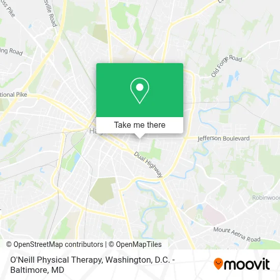O'Neill Physical Therapy map